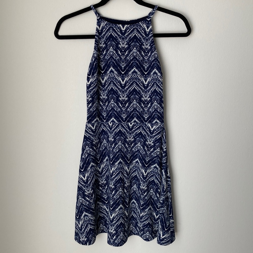 Aqua Navy Sleeveless XS Dress